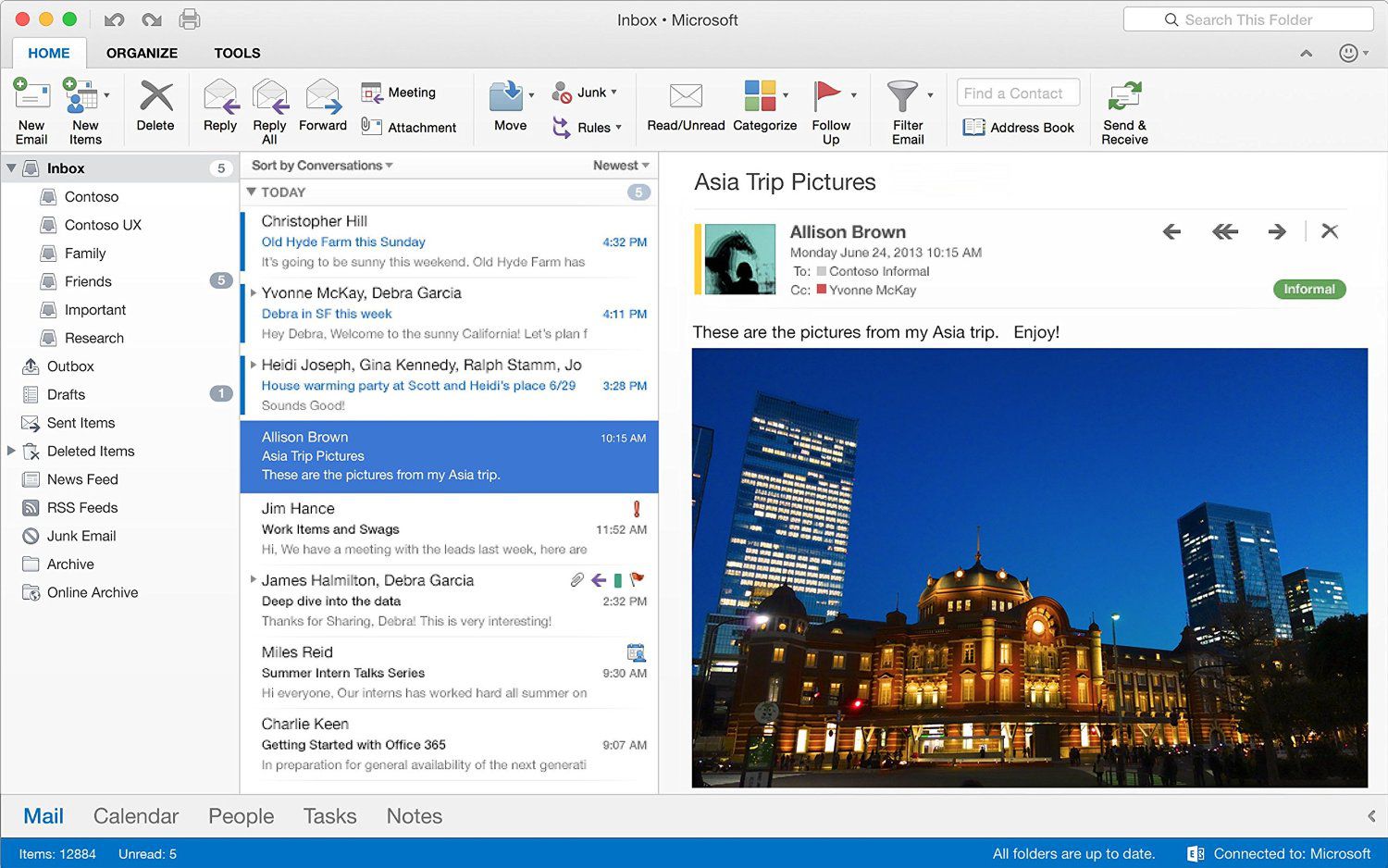 outlook for mac notifications